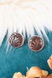Sunflower Stream Coppertone Earrings