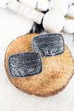 Bootcut Beauty Silvertone Earrings