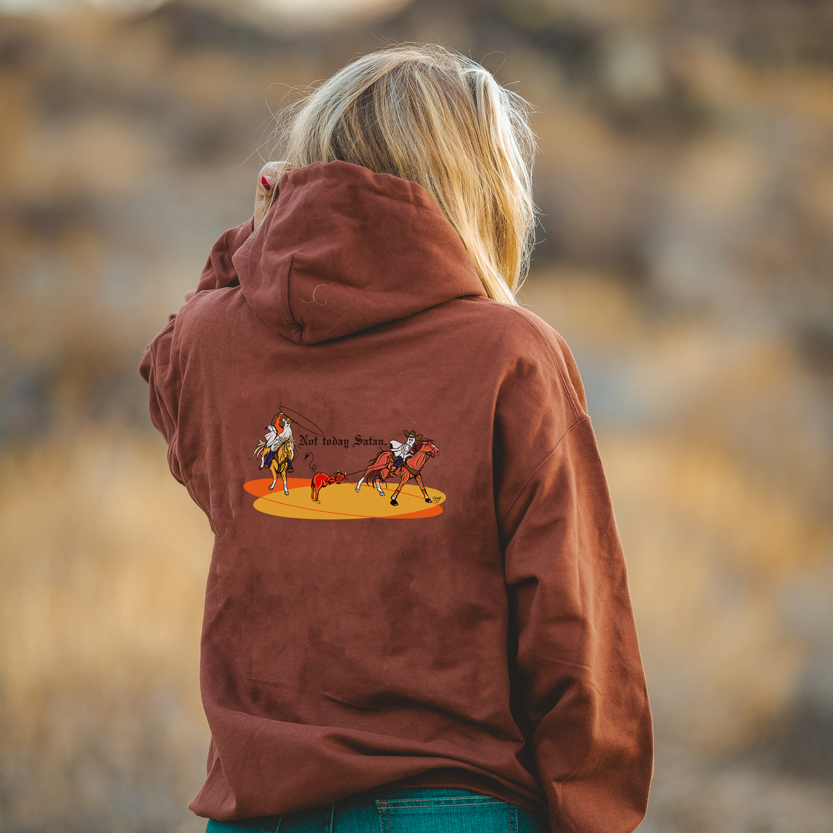 Not Today, Satan Hoodie | S-2XL