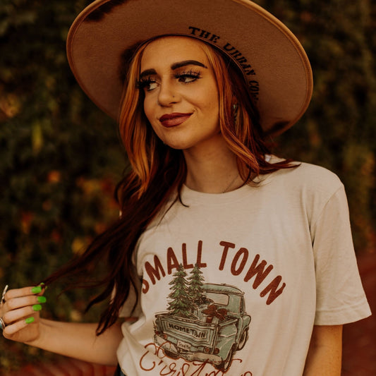 Small Town Christmas Trees & Traditions Graphic Tee