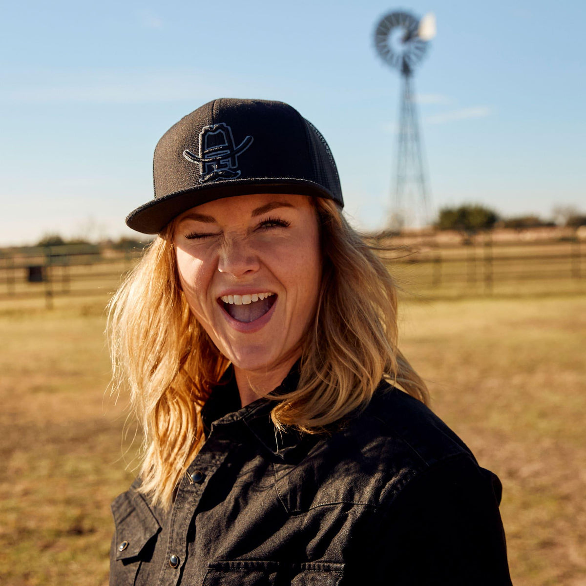 Blackout Western Cowboy Hat | All-Black Signature Hank Style